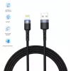 USB-auf-Lightning-Datenkabel Tellur 1,2 m Nylon geflochten schwarz