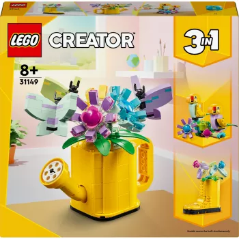 LEGO Creator Blume in Gießkanne 31149 — baubares Blumenmodell, 420 Teile, 120×150×130 mm
