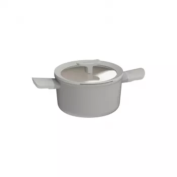 BergHOFF 3950428 Suppentopf 3,1 L Grau Aluminium