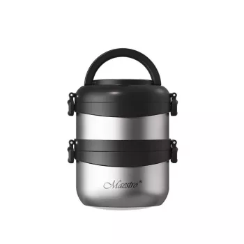 Maestro MR-1635-150 Thermoskanne schwarz, Stahl