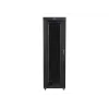 Lanberg FF01-8242-12BL Rack-Schrank 42U freistehender Schrank Schwarz