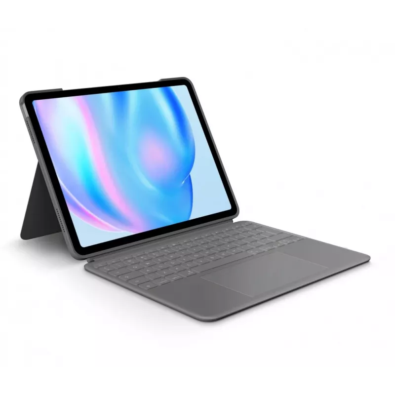Logitech Combo Touch Tastatur QWERTY US International Grau Trackpad