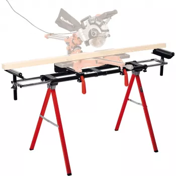 Einhell MSS 1608 Kappsägenständer 4 Beine Schwarz Rot Maximale Tragkraft 80 kg