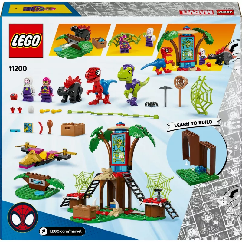 LEGO MARVEL 11200 Spidey und Gobbys Raptor-Schlacht im Baumhaus-Hauptquartier