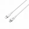HYPER HyperJuice 240W Silikon USB-C auf USB-C Kabel (0,9 m/1 m) - Weiß