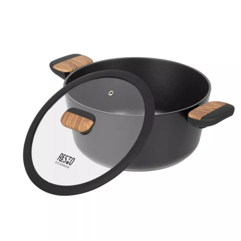 Schmortopf RESTO 93188 Kochtopf für den Herd, 24 cm, 4,4 L