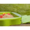 Sandkasten Simba-Dickie BIG 800056733, Kunststoff, 1380×1380 mm, integrierte Sitzbänke, grün
