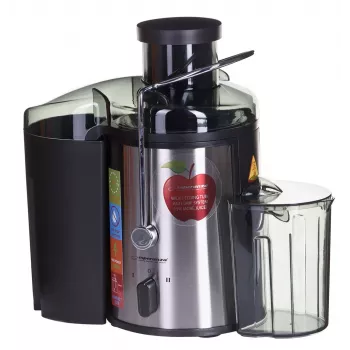 Entsafter ESPERANZA EKJ002 — 500 W, 0,45 L Saftbehälter, 1,5 L Tresterbehälter, Edelstahl/Schwarz
