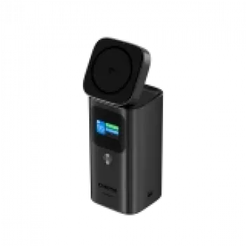 CANYON Qi2 magnetische Powerbank OnPower 150 15000mAh Aluminium Dunkelgrau