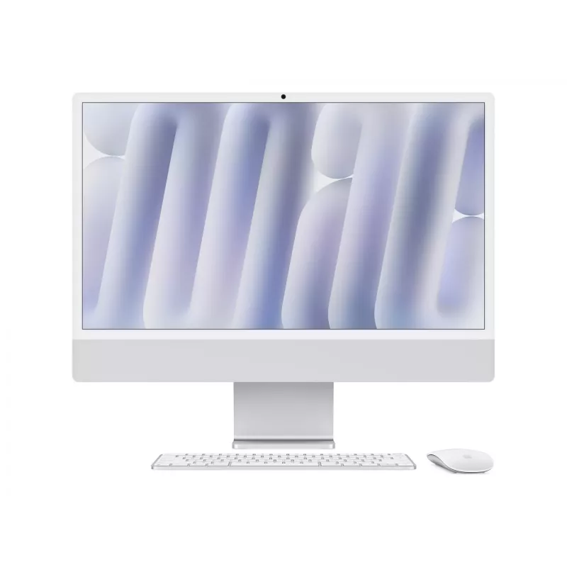 iMac 24 Zoll: M4 10/10, 24GB, 512GB SSD – Silber