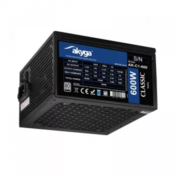Netzteil Akyga AK-C1-600 ATX 600W PRO SERIES