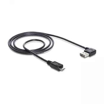 USB-Kabel DeLOCK 1m USB 2.0 A - Micro-B m/m Schwarz