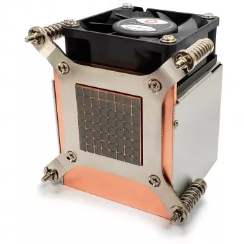 Inter-Tech K-650 Prozessorkühler 6 cm Aluminium – Schwarz (88885510)