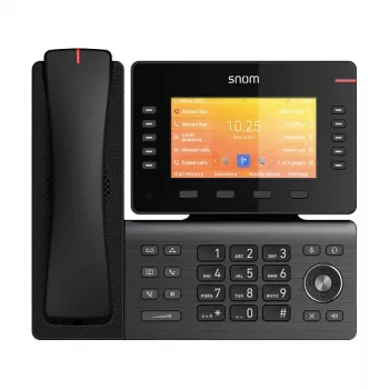 Snom D892M, IP-Telefon, Schwarz, Tisch-/Wandmontage, Linux, TFT, 12,7 cm (5 Zoll)