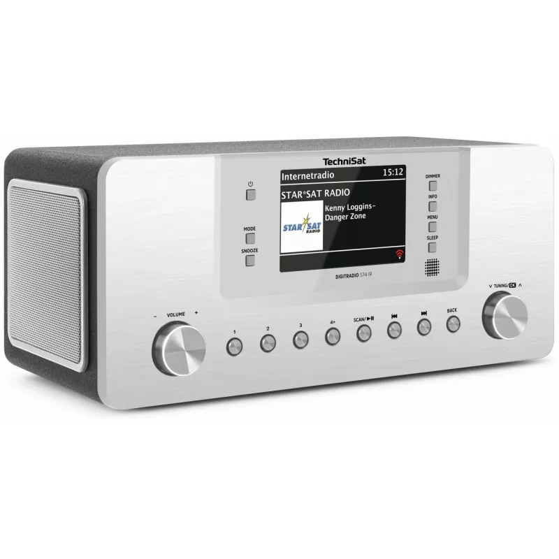 TechniSat DigitRadio 574 IR - Audiosystem - 2 x 5 Watt - Silber (0001/2951)