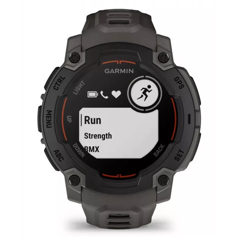 Garmin Instinct E 2,29 cm (0,9 inch) MIP 45 mm Digital 176 x 176 Pixel Schwarz GPS (Satellit)