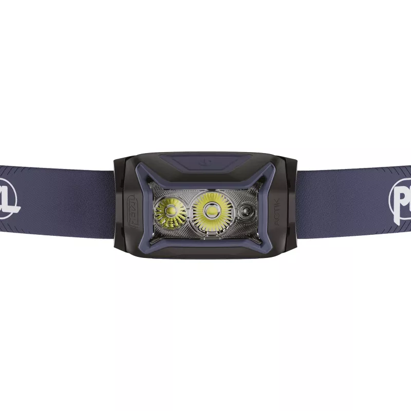 Stirnlampe Petzl Actik Schwarz – LED, 100 lm, 2 LEDs, IPX4, AAA-Batterien