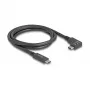 USB-Kabel DeLOCK 80037 1 m USB-C Schwarz