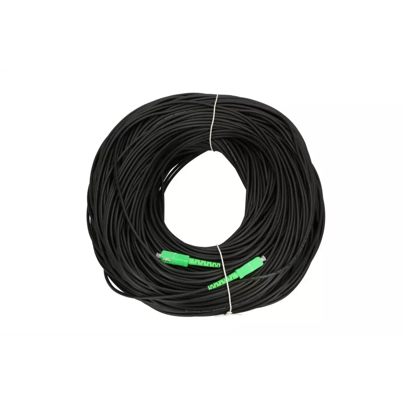 Extralink SC/APC-SC/APC Patchkabel Rundkabel Drop Singlemode Simplex G.657A2 150 m