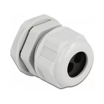 Kabelverschraubung DeLOCK 60370 Grau Kunststoff 2 Stk.