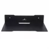 Wandregal für Decoder MACLEAN MC-122, Stahl, schwarz, max. Belastung 5 kg, Lochabstand 219 mm