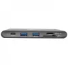 USB-C-Dock – 4K HDMI, VGA, USB 3.2 Gen 1, USB-A/C-Hub, Gigabit-Ethernet, Speicherkartenslots, 100 W PD-Ladung