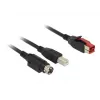 USB-Kabel DeLOCK 85489 USB 2.0 3 m USB B Schwarz