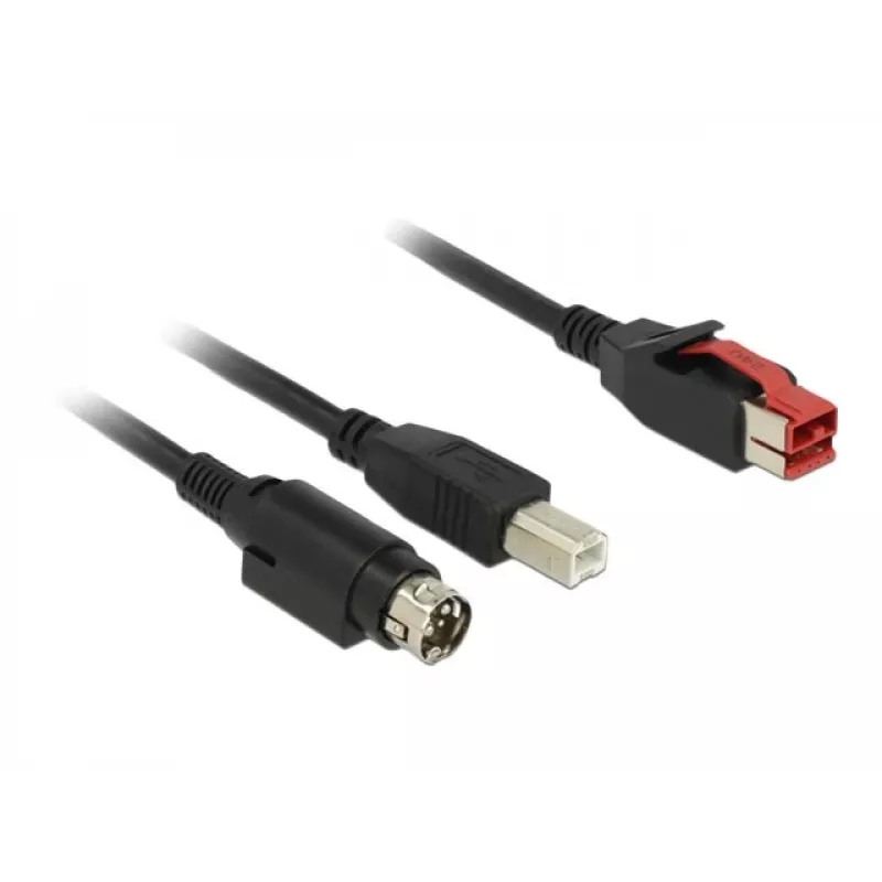 USB-Kabel DeLOCK 85489 USB 2.0 3 m USB B Schwarz