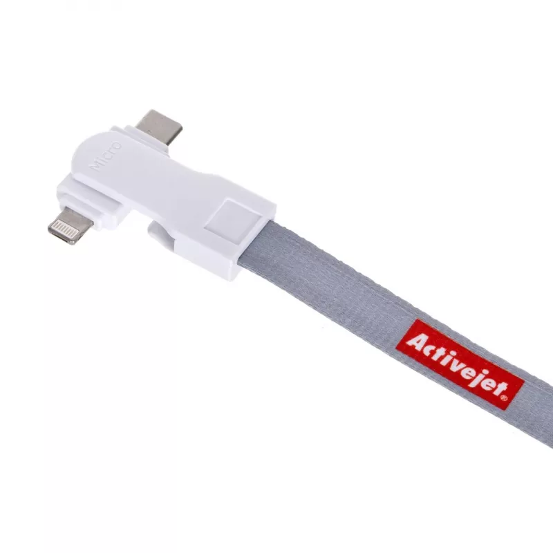 Activejet-Lanyard mit Ladekabel 3-in-1 Handy-Ladegerät
