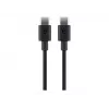 Wentronic goobay - USB-Kabel - USB-C (M) auf USB-C (M) - USB 2.0 3 A - 0,5 m - Schwarz (66316)