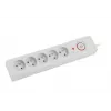 Steckdosenleiste Armac Z5 1,5 m 5x 230 V PL 10 A Kabel-Organizer Grau