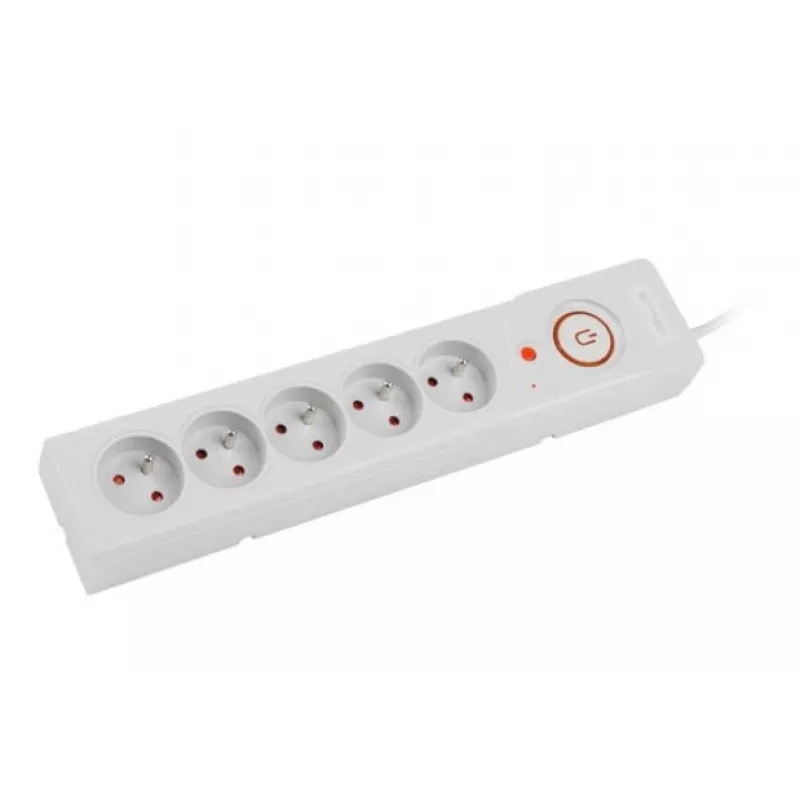 Steckdosenleiste Armac Z5 1,5 m 5x 230 V PL 10 A Kabel-Organizer Grau