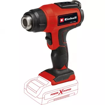 Power X-Change Akku-Heißluftpistole TE-HA 18 Li-Solo, 18Volt, Heißluftgebläse Rot/Schwarz, ohne Akku und Ladegerät