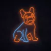 Neon Lights Dog MANTA SNL68MT Französische Bulldogge Deko-Neonschild