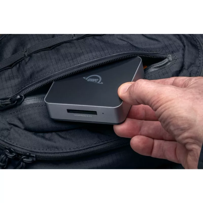 OWC OWCTCCFXB4RDR Kartenleser – USB 3.2 Gen 2 Type-C, CFexpress/SD/SDXC, Schwarz, 8256 Mbit/s