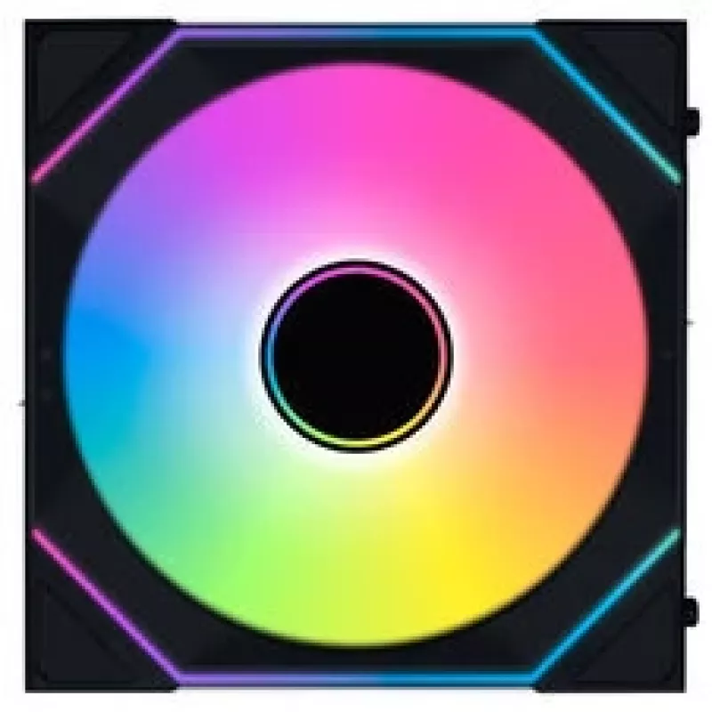 Lian Li UNI FAN SL-INF Wireless ARGB PWM 140mm Gehäuselüfter, schwarz