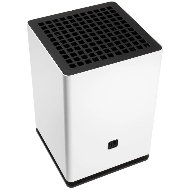 HGC Osmi 3.1 Aluminium Mini-ITX-Gehäuse - weiß