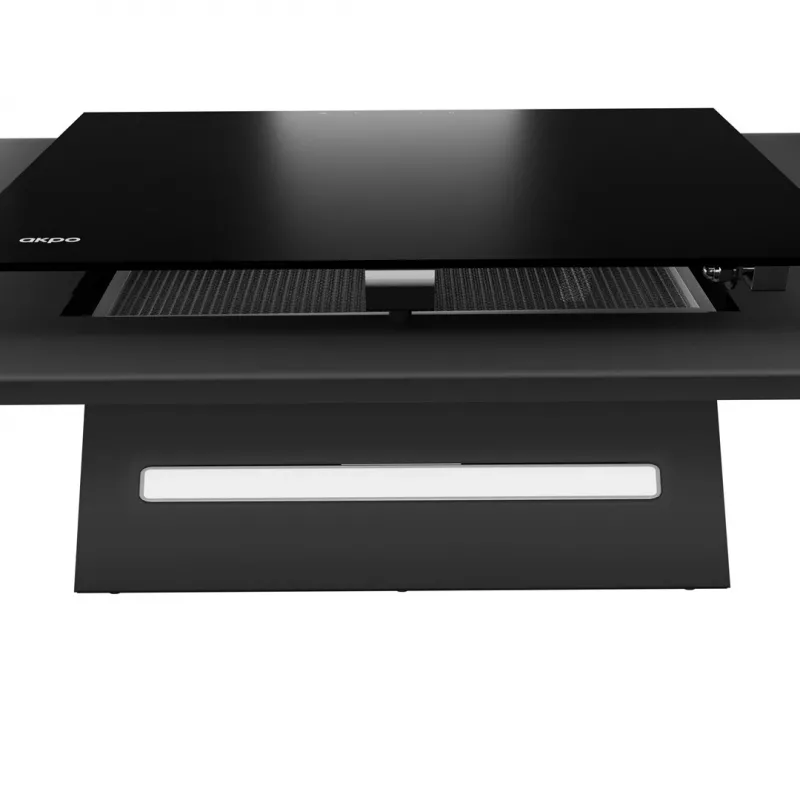Kamin-Dunstabzugshaube AKPO WK-4 NERO 2.0 50, 500 mm, max. 300 m³/h, LED, T300 Kohlefilter