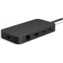 Dockingstation Microsoft Surface USB4 Dock Kabelgebunden Schwarz – kompatible Surface-Geräte, kabelgebundene USB4-Konnektivität