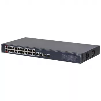 Dahua Technology Managed L2 Gigabit Ethernet (10/100/1000) Power over Ethernet (PoE) Schwarz