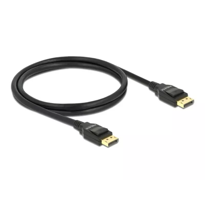 DisplayPort-Kabel DeLOCK 82423 1 m Stecker zu Stecker Schwarz