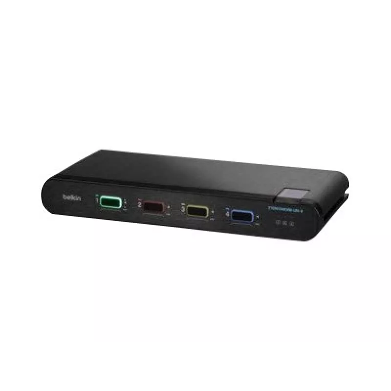 Belkin 4P Sngl Head DP/HDMI to DP/HDMI Video Secure DT Kvm Switch PP4.0 (F1DN104KVM-UN-4)