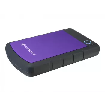 Transcend StoreJet 25H3P - Festplatte - 1TB - extern - 6,4 cm (2.5) - SuperSpeed USB - 5400 U/min - Puffer: 8MB - brilliant purple (TS1TSJ25H3P)