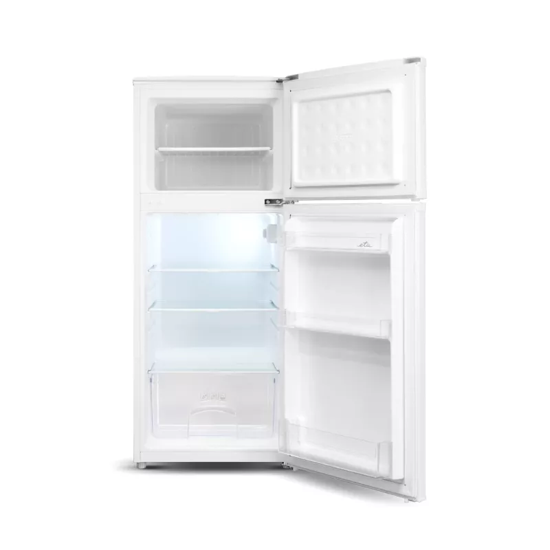 ETA Kühlschrank | ETA174490000E | Energieeffizienzklasse E | Freistehend | Doppeltür | Höhe 123 cm | Kühlfach Nutzinhalt 112 L | Gefrierfach Nutzinhalt 39 L | 40 dB | Weiß