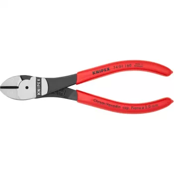 Seitenschneider Knipex 74 01 160, Chrom-Vanadium-Stahl, Kunststoffgriff