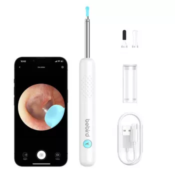 Visuelle Ohrreinigungsstange Bebird R1 mit 1080P Kamera, weiß