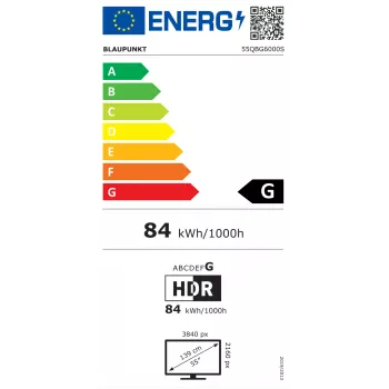 Blaupunkt QLED-Fernseher | 55QBG6000S | 55 | Smart-TV | Google TV | Schwarz