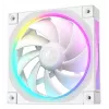 12-cm-Gehäuselüfter DeepCool FL12 WH — 3er-Pack, 120×120×25 mm, 2150 U/min, 55 CFM, Fluid Dynamic Bearing, PWM, Multi-LED, 4-Pin