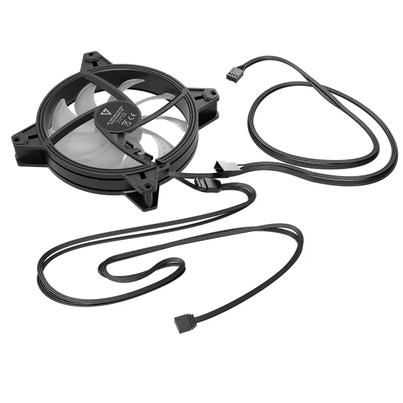 Computer-Lüfter MODECOM VOLCANO APEX 140 ARGB Schwarz Reverse 140 mm