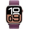 Apple Watch Series 10 Aluminium-Gehäuse GPS + Cellular 46mm Roségold Sport Loop Plum